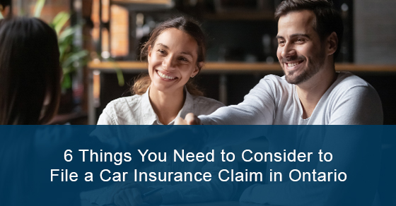 6 things you need to consider to file a Car insurance claim in Ontario