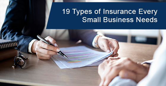 Types of insurance every small business needs